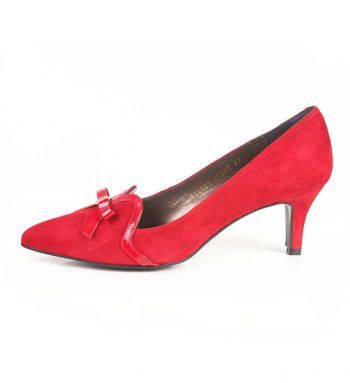 Zapato Salón Mujer Ante Red Angari Shoes.