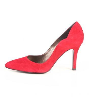 Zapato Mujer Stiletto Red Ante Angari Shoes.