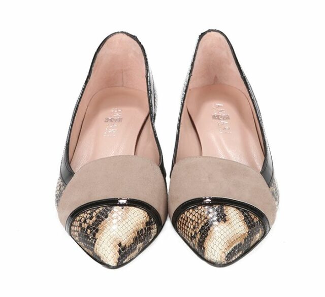 Zapatos Planos Mujer Charol Animal Print Angari Shoes.