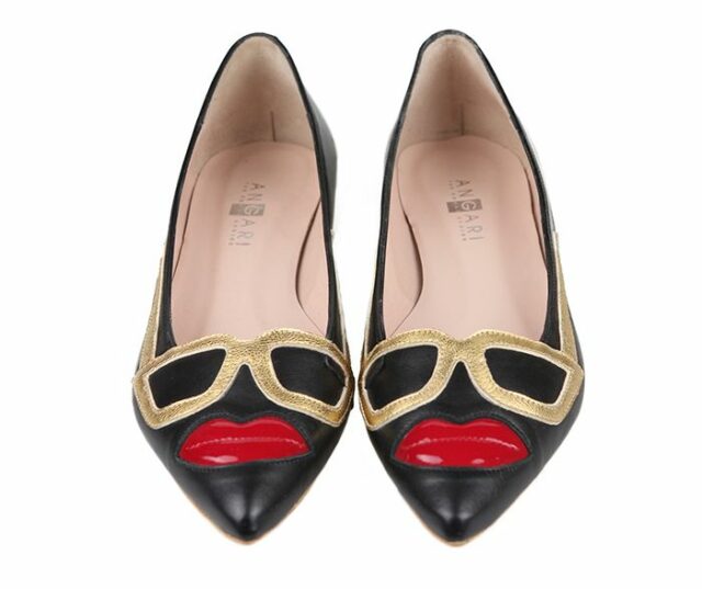 Zapatos Planos Mujer Piel Negro Angari Shoes.