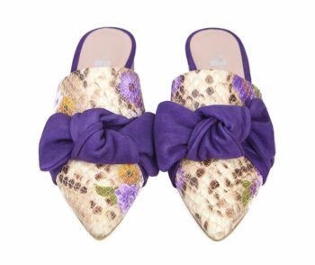 Zapatos Planos Mujer Babucha Piel Angari Shoes.