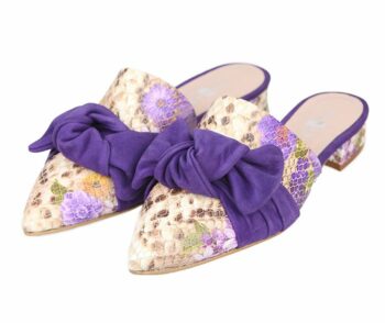 Zapato Plano Mujer Piel Lazo Ante Angari Shoes.