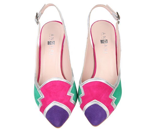Zapatos Salón Mujer Tricolor Angari Shoes.