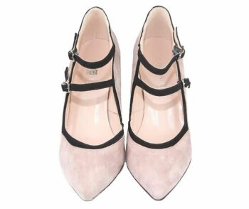 zapatos de mujer de tacón ancho