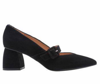 Zapato tacón medio ante negro