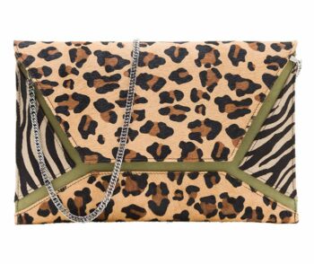 bolso piel estampado